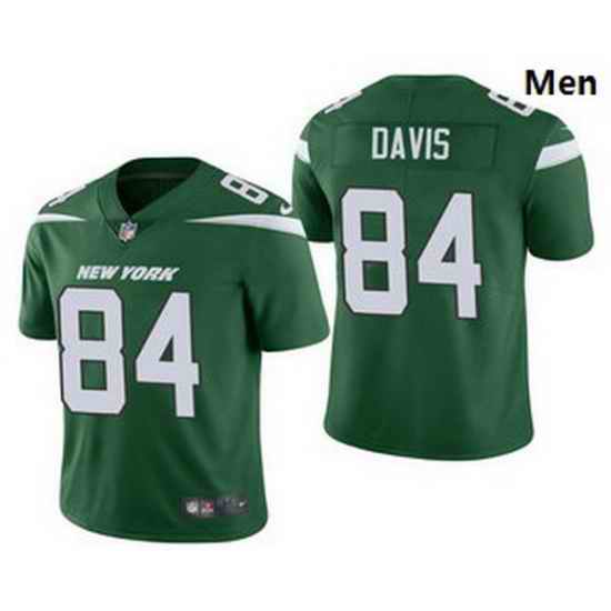 Men New York Jets 84 Corey Davis Green 2021 Vapor Untouchable Stitched NFL Nike Limited Jersey
